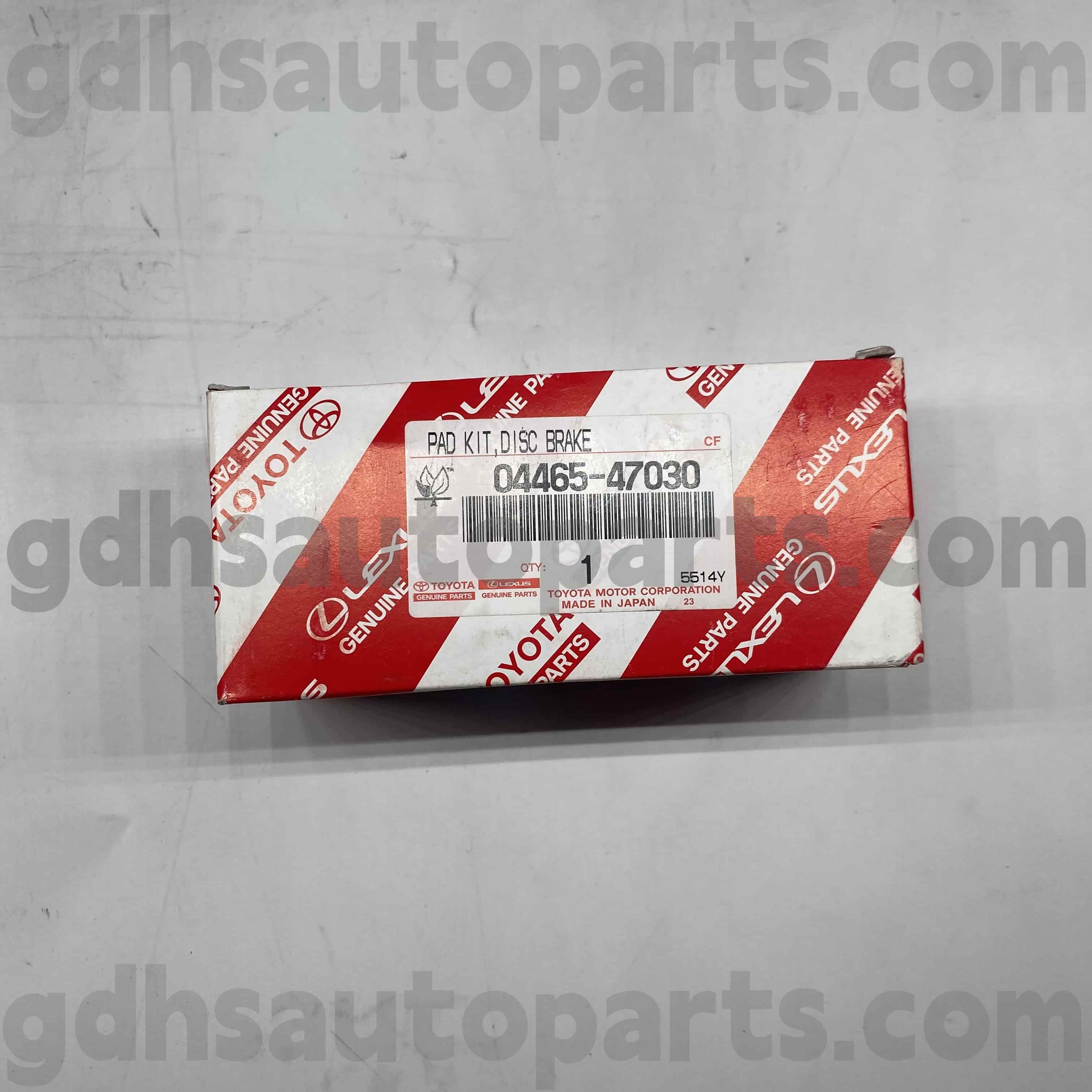 04465-47030 Toyota Parts Parts Front Phanh Pads cho Prius, Celica Chassis số. ZZT230