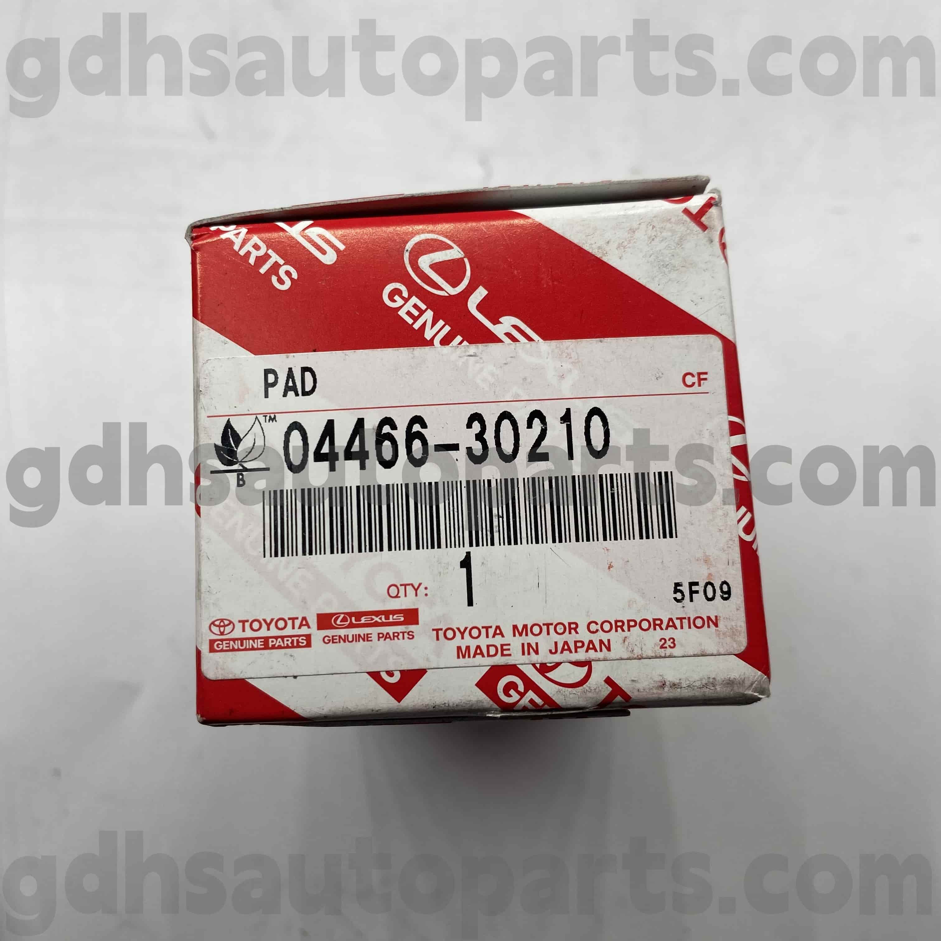 04466-30210 Toyota Pedinine Parts Phanh sau cho Reiz, Crown/Majesta, Lexus GS Series Chassis số. GRS182 GRX122