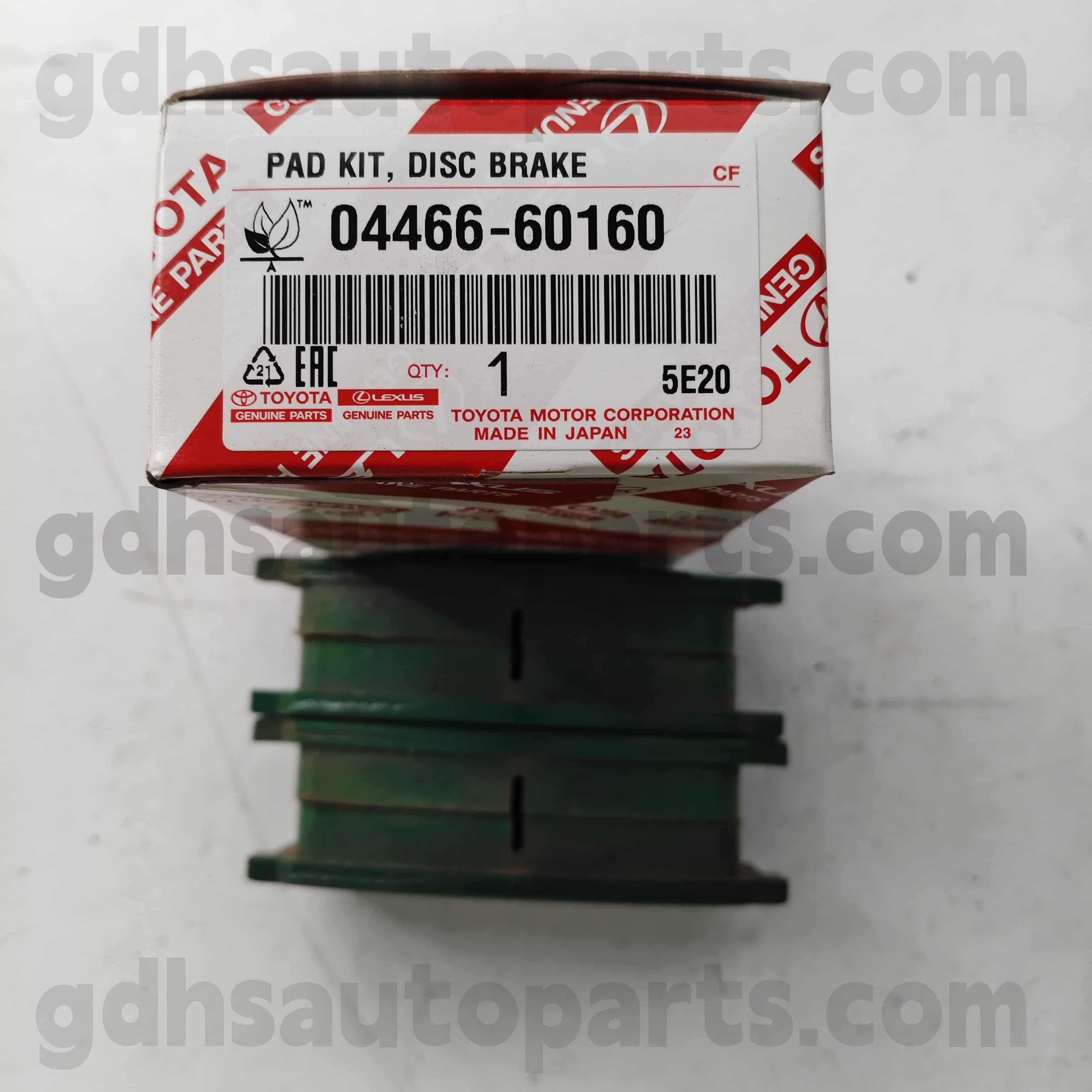 04466-60160 TOYOTA PARDED PARDE REAR BRAK PAD cho Land Cruiser 、 LX450D/460/570 Khung gầm số. URJ202