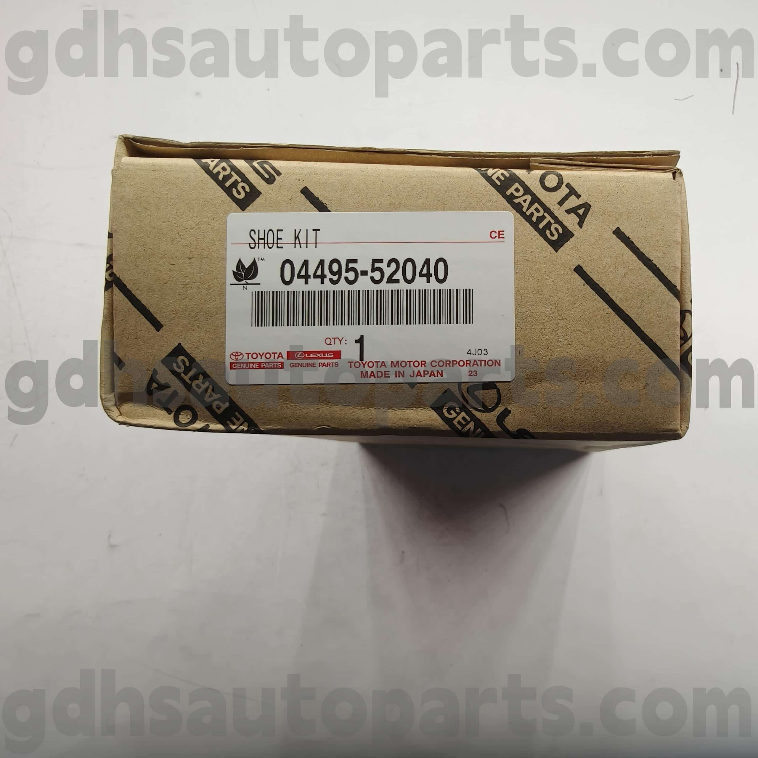 04495-52040 Toyota Pents Parts phanh cho Celica, Toyota XA, Platz Chassis no. AXP4# zze12#