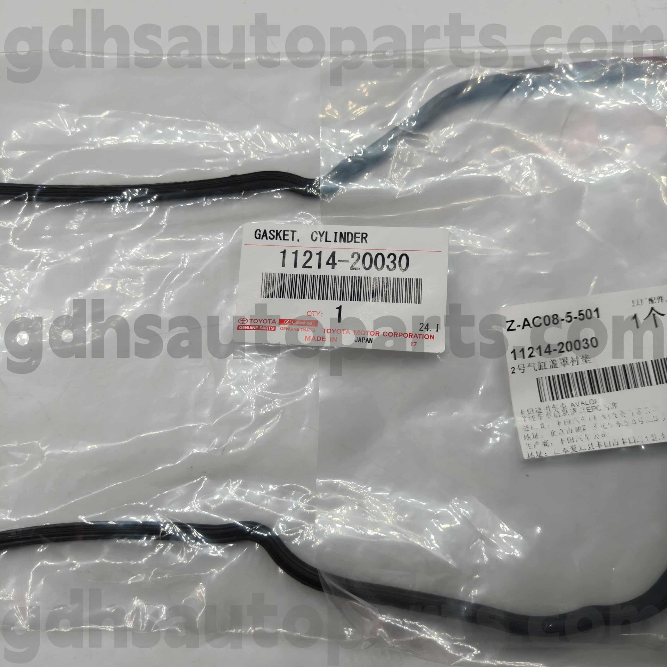 11214-20030 Phụ tùng chính hãng Toyota Miếng đệm nắp van trái cho KLUGER HV,HARRIER,Khung xe LEXUS ES300 NO.MCU35 MCV30 MNH10