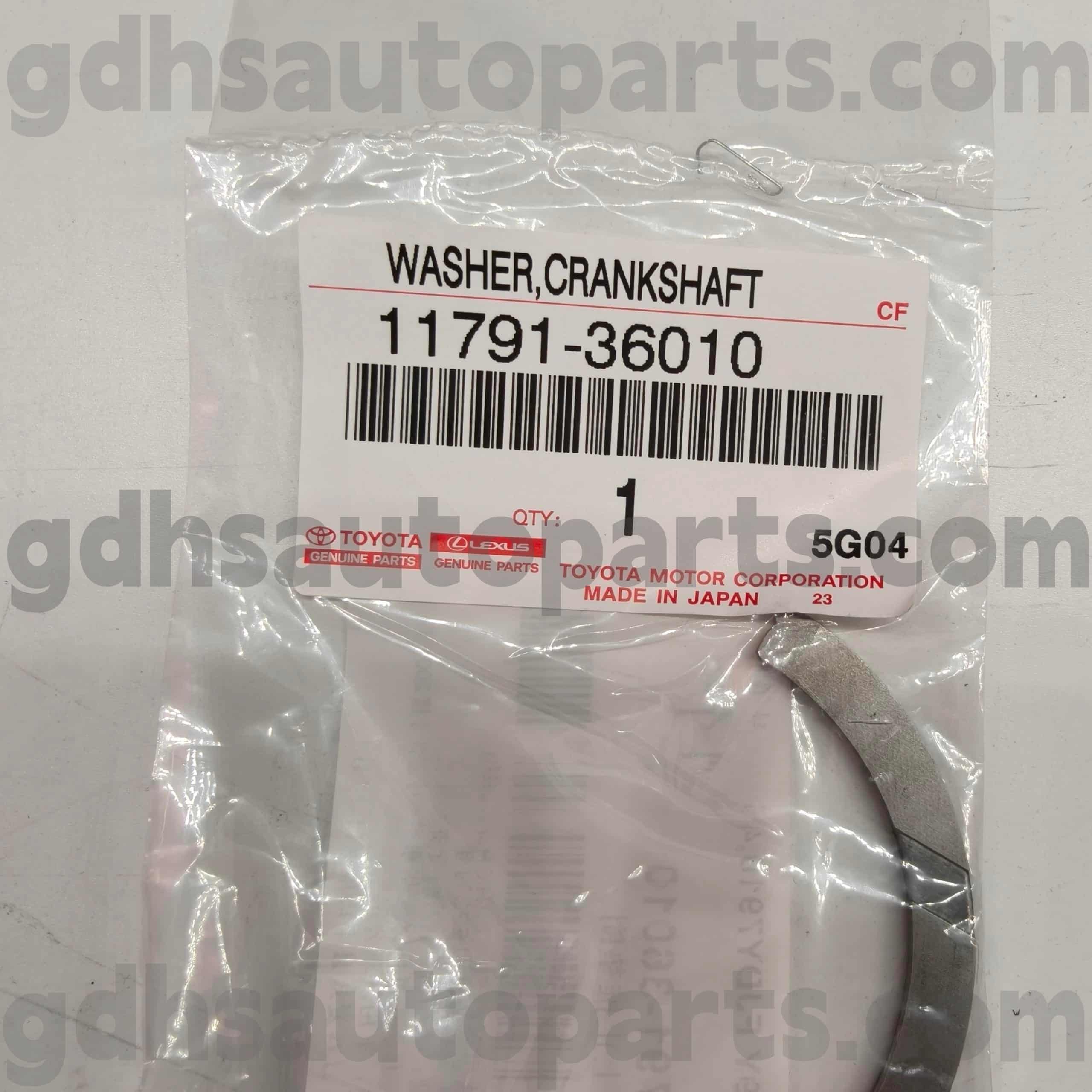 11791-36010 Phụ tùng chính hãng Toyota Vòng bi lực đẩy trục khuỷu cho HARRIER, VENZA, Khung xe ALPHARD NO.2ARFE ASV40 JPP