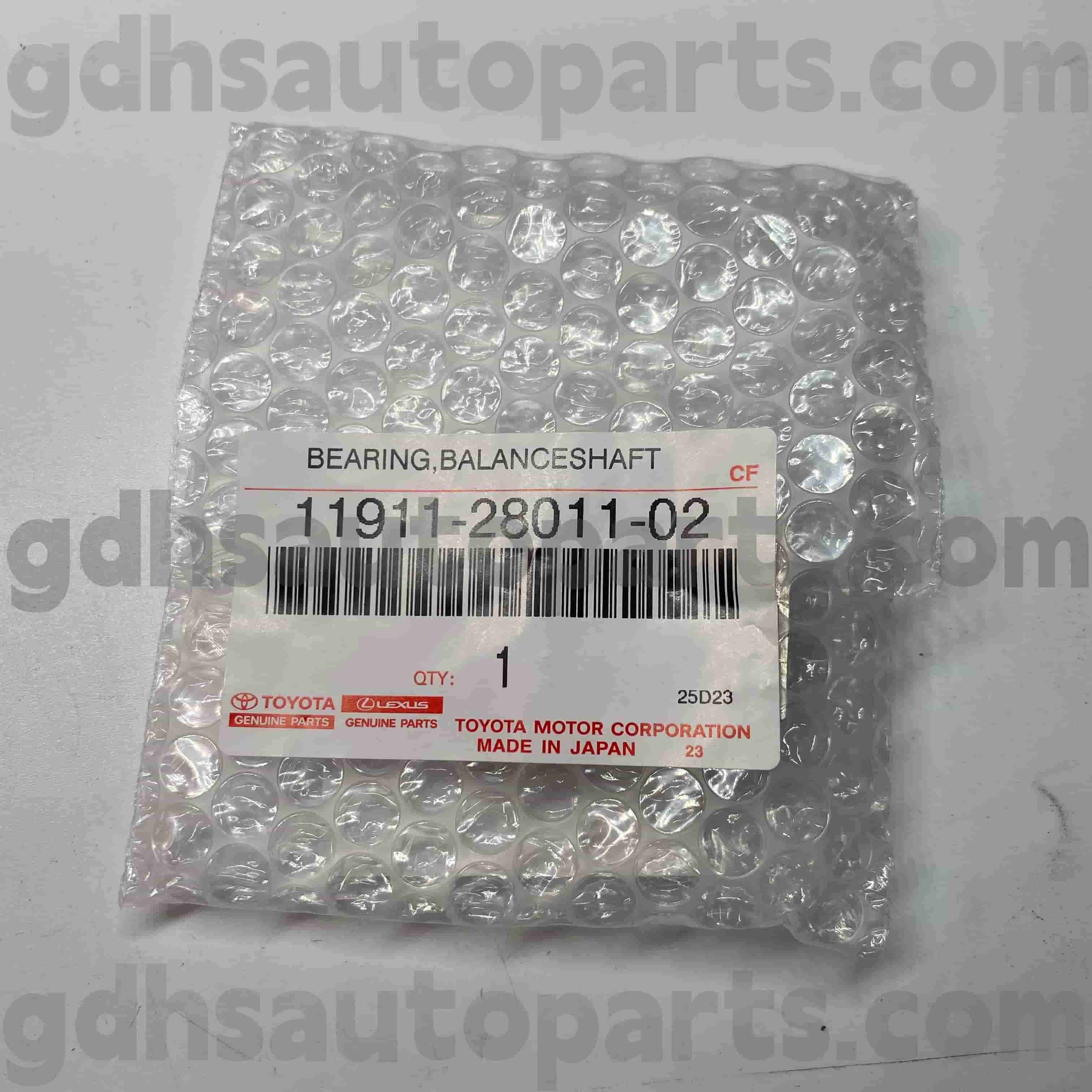 11911-28011-02 Vòng bi trục cân bằng phụ tùng chính hãng Toyota cho ACV3 # ACR30 Khung gầm NO.ACV4 # ACR50 AC