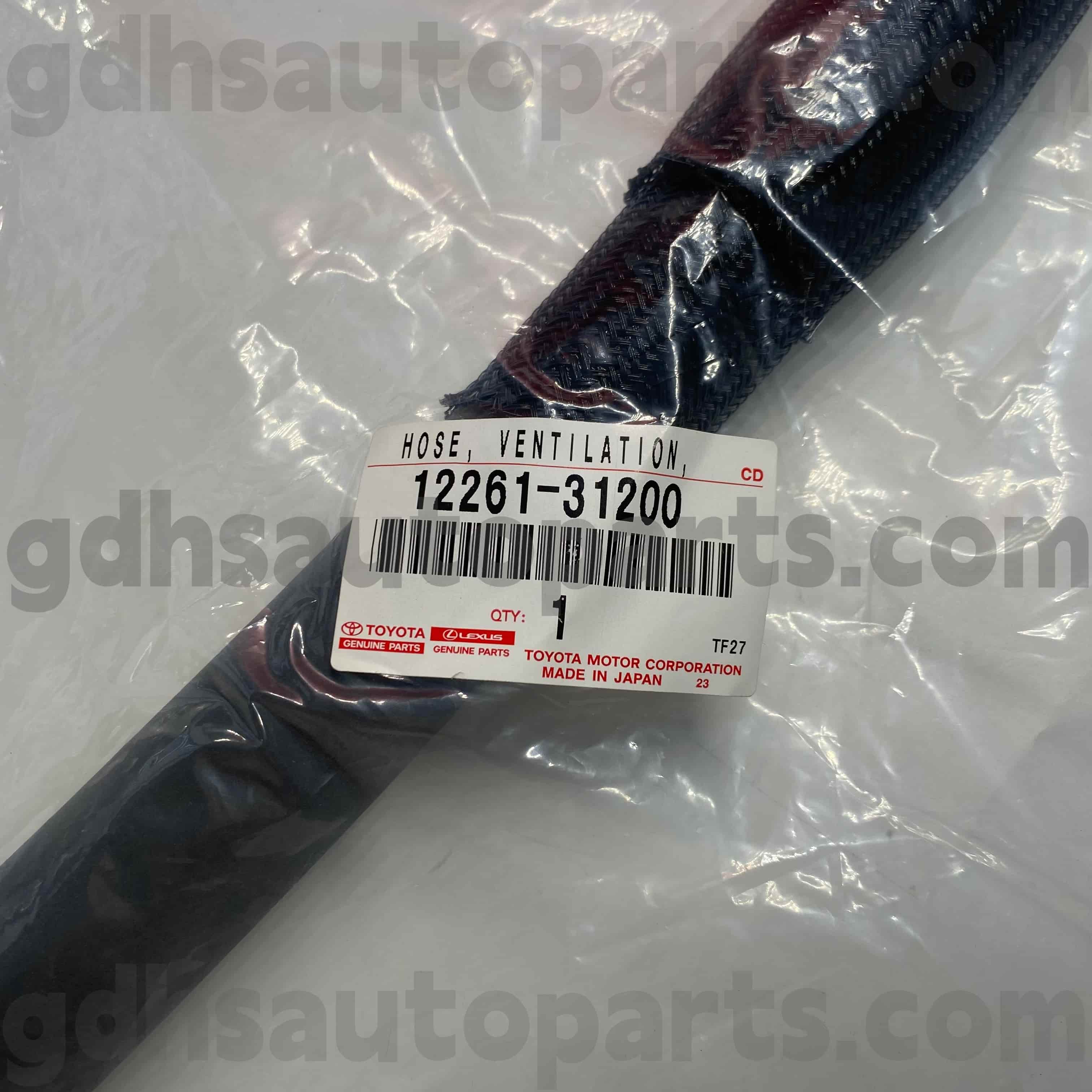 12261-31200 Ống thông gió trục khuỷu phụ tùng chính hãng Toyota cho CAMRY, AVALON, HIGHLANDER, LEXUS RX450HL Khung xe số GGH30