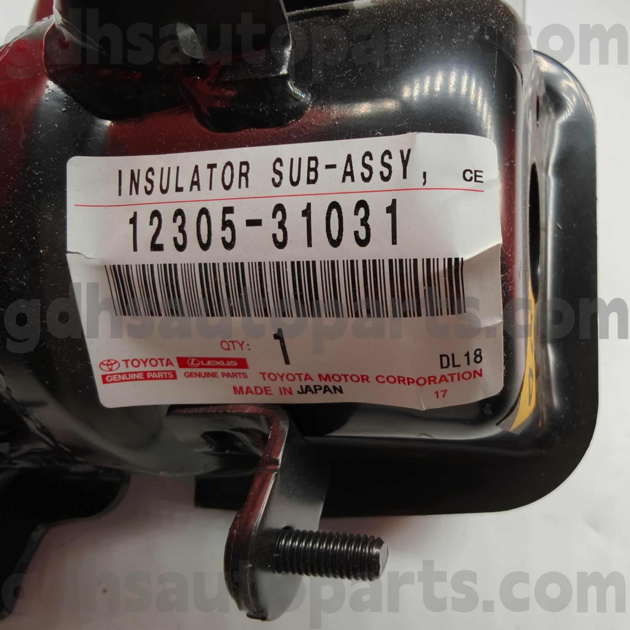 12305-31031 Phụ tùng chính hãng Toyota Gắn động cơ bên phải cho khung gầm CAMRY / HYBRID, RAV4