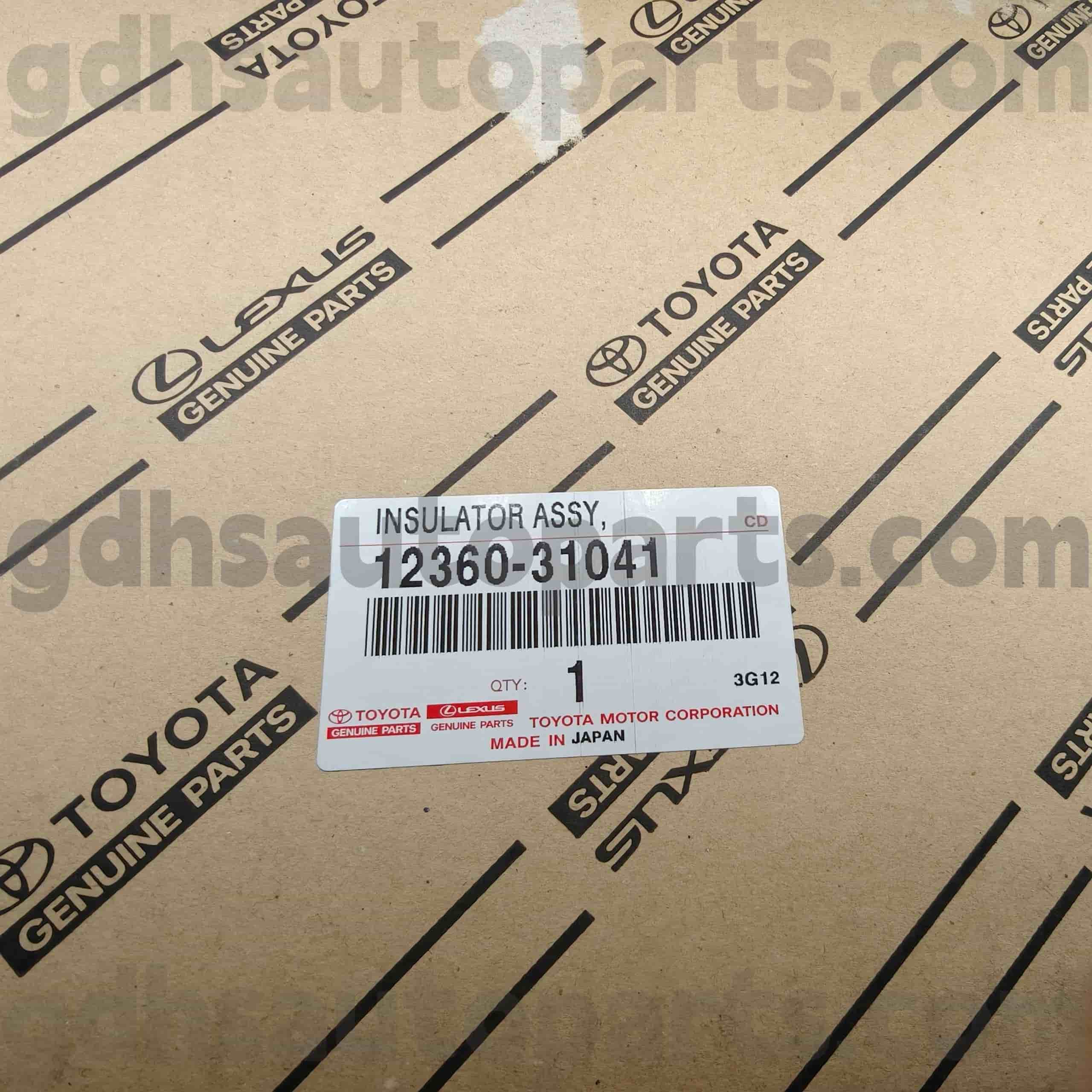 12360-31041 Phụ tùng chính hãng Toyota Gắn động cơ phía trước cho khung gầm HIGHLANDER NO.2GRFE..GSU4#