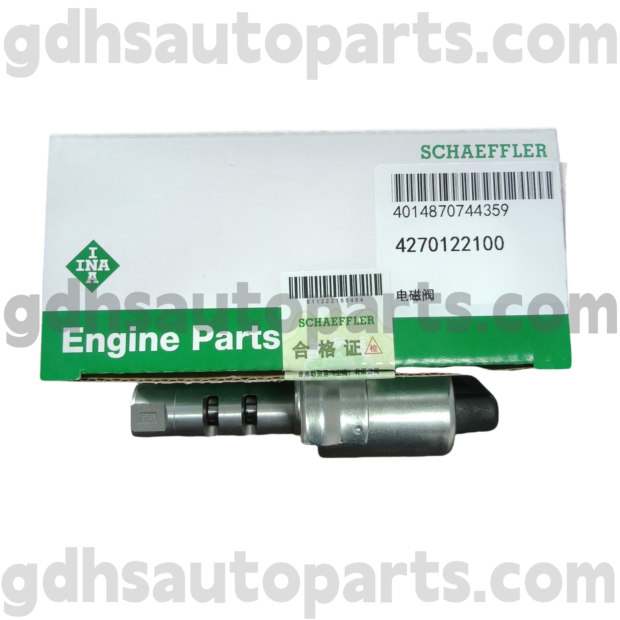4270122100 Schaeffler Ina Van điện từ trục cam cho Range Rover Evoque, Land Rover Freelander 2, Range Rover OE no. LR025652