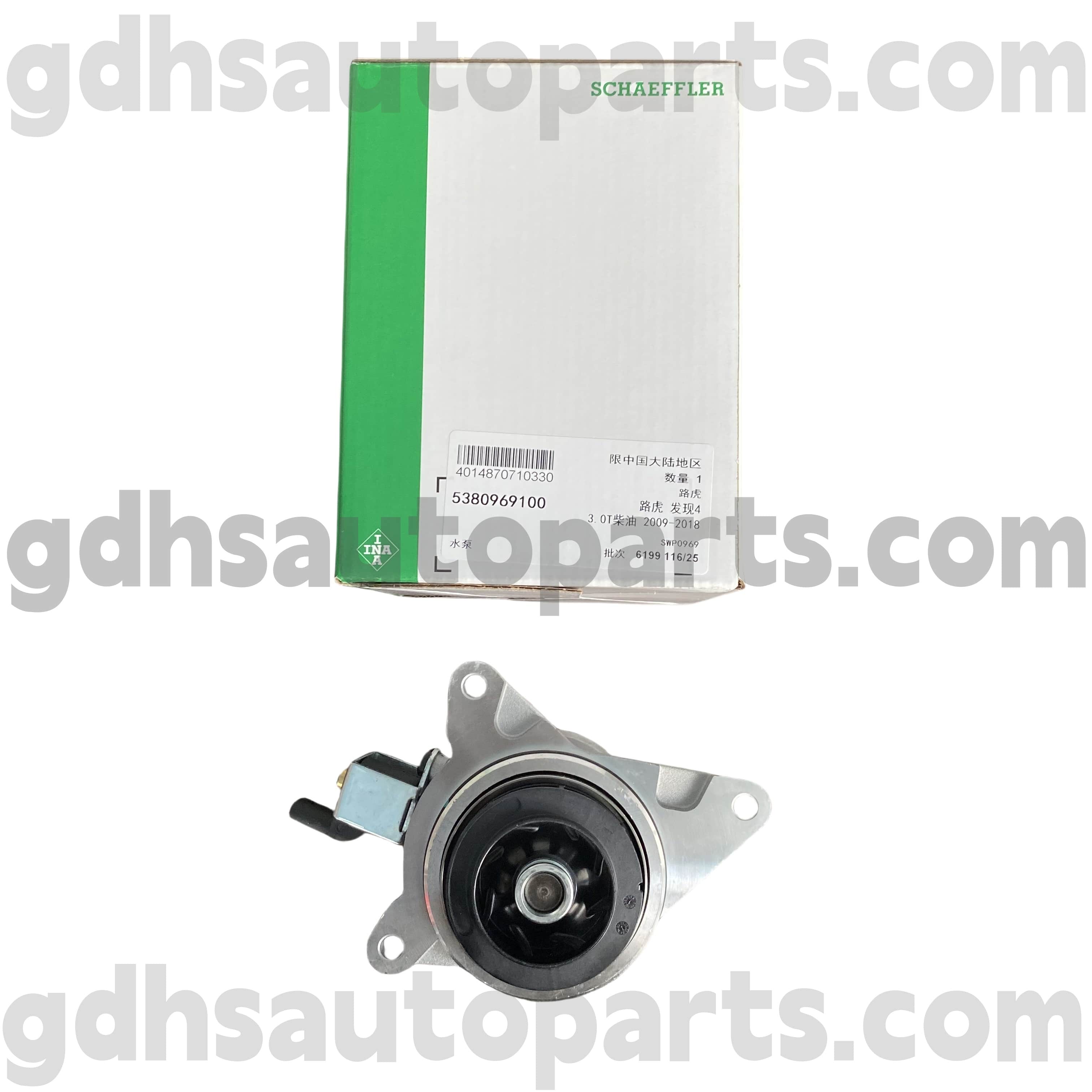 5380969100 SCHAEFFLER INA Bơm nước cho Range Rover, Range Rover Sport, Land Rover Discovery 4, Range Rover Velar OE sốLR089625