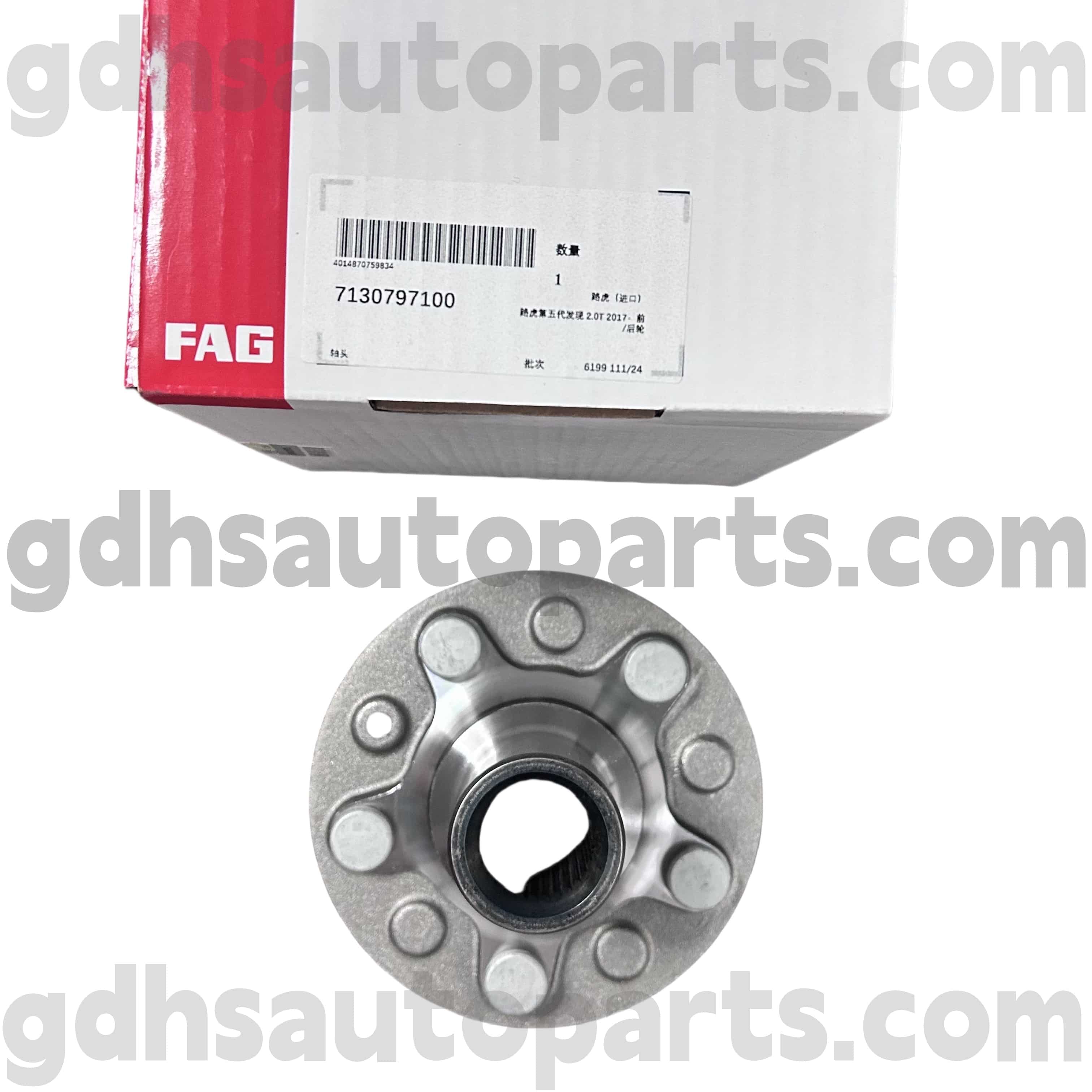 7130797100 Schaeffler FAG Front Wheel Hub cho Range Rover, Range Rover Sport, Land Rover Discovery 4, New Defender OE no. LR081538