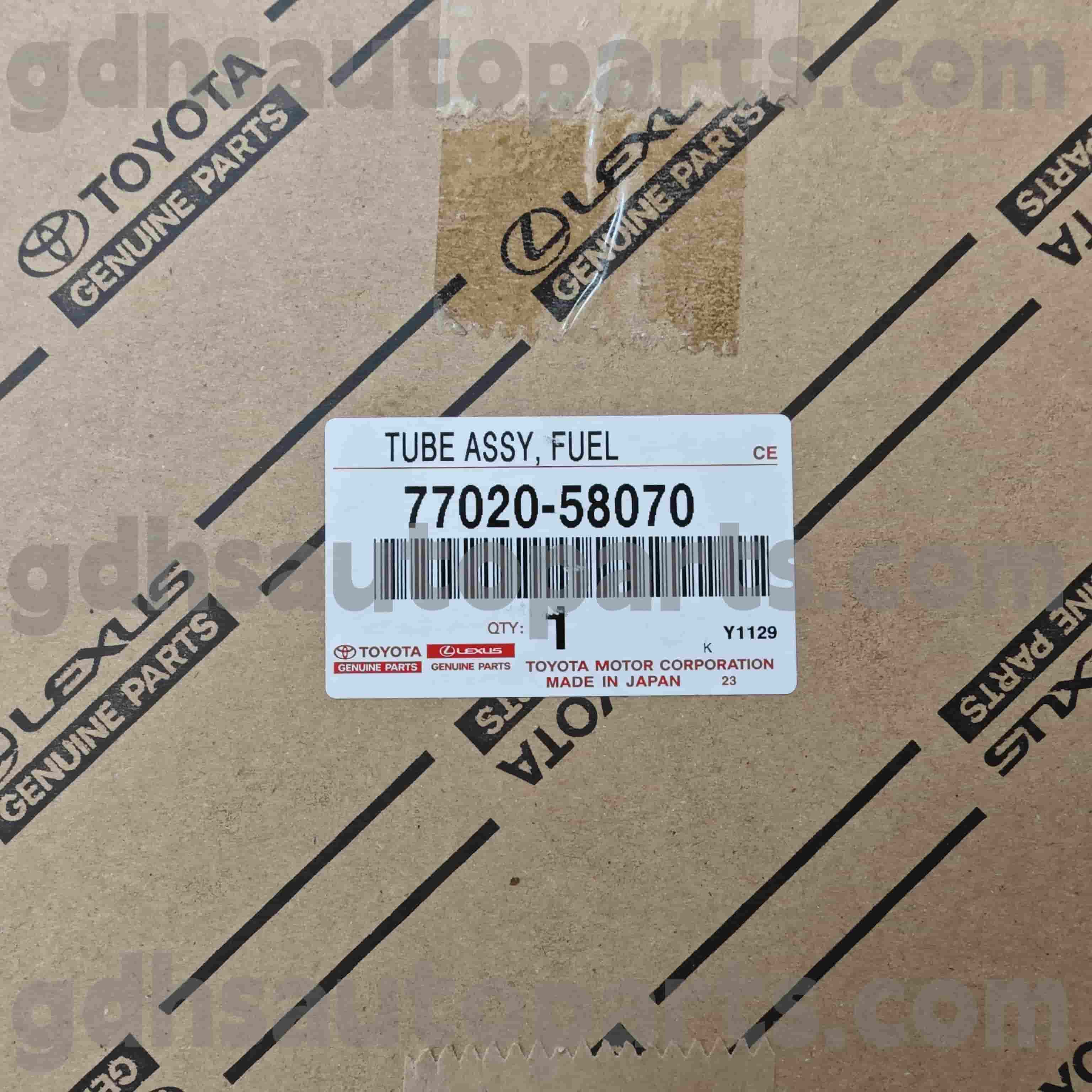 77020-58070 Máy bơm nhiên liệu phụ tùng chính hãng Toyota cho Alphard/Vellfire Lexus LM350/LM300H Khung gầm số. GGH30