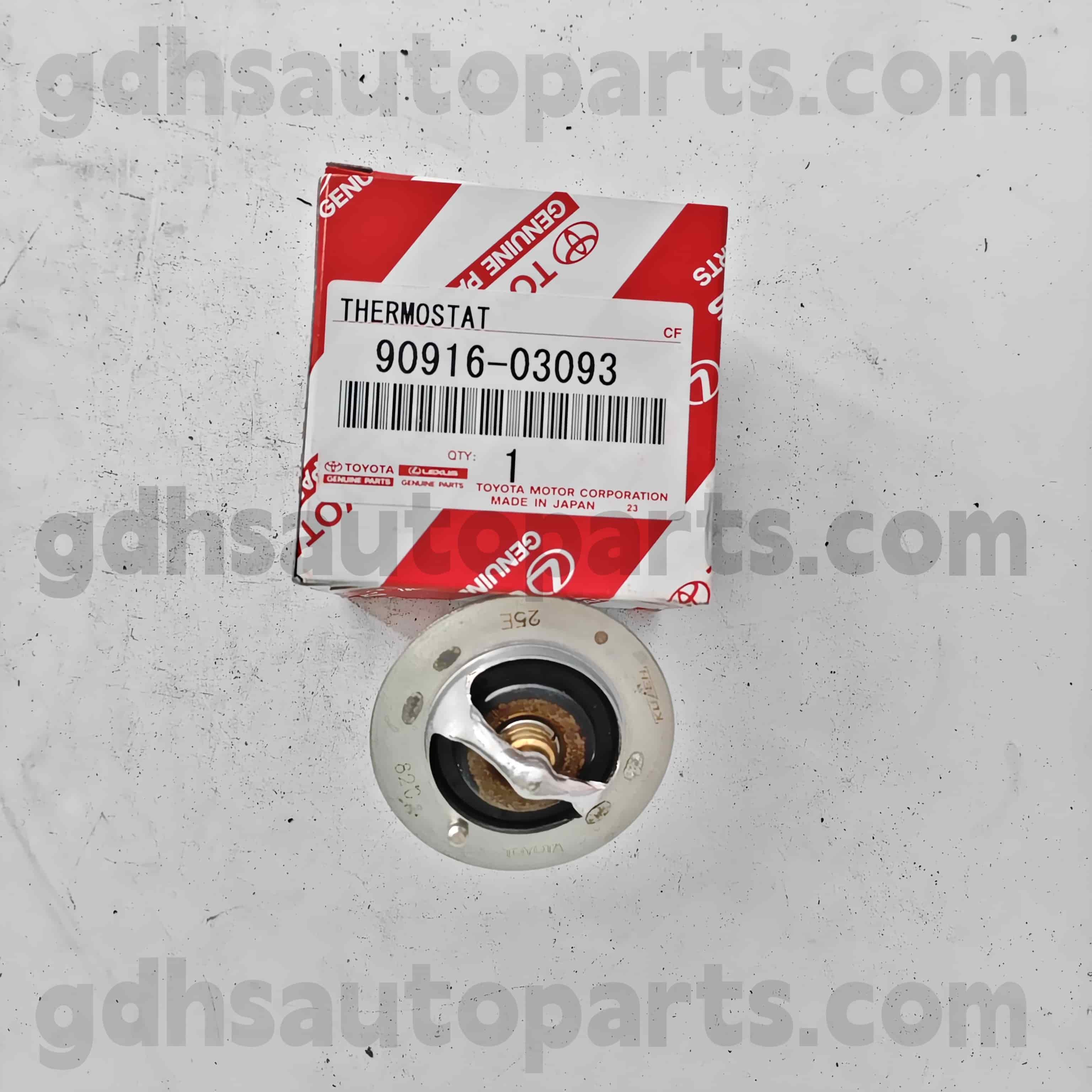 90916-03118 Bộ điều nhiệt phụ tùng chính hãng Toyota cho Hilux 、 Land Cruiser Prado 、 Fortuner 、 Khung gầm tàu lượn không. 1KDFTV..KDJ120