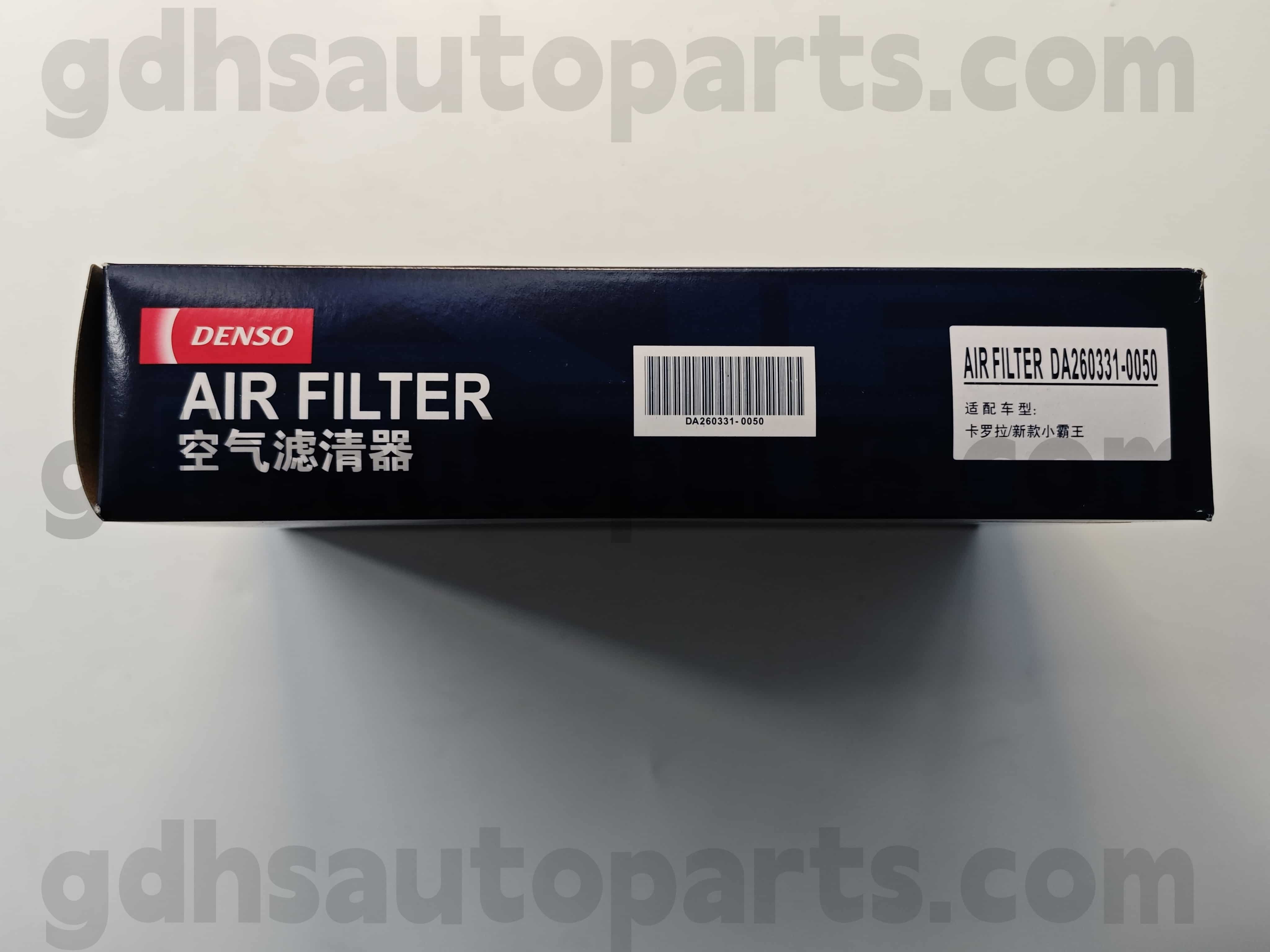 DA260331-0400 Toyota Bộ lọc không khí phụ tùng chính hãng cho khung gầm Camry số. ACV4# 51 ASV50 60 Ag OE số. 17801-AZF09
