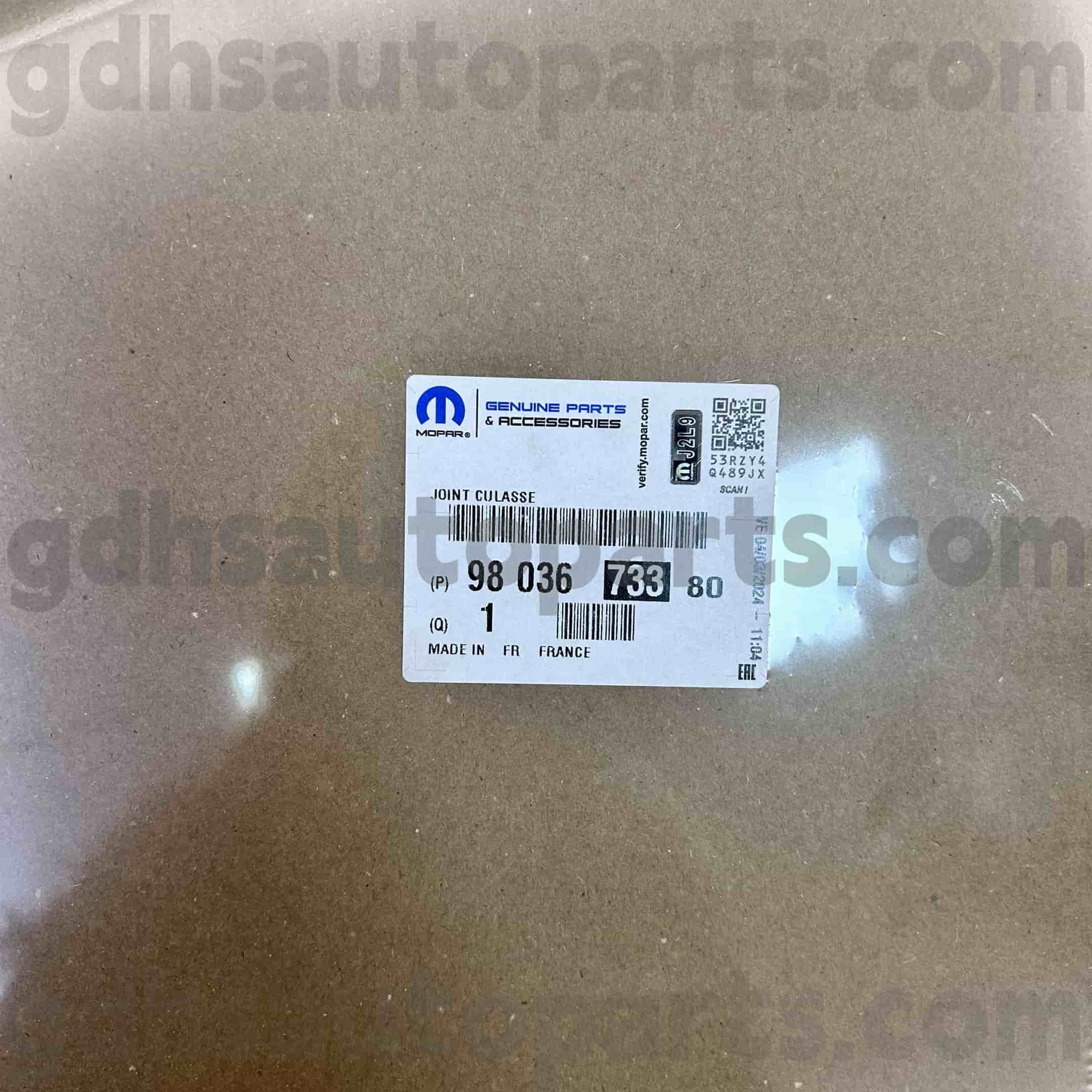 Miếng đệm đầu xi lanh Mopar cho Peugeot 607 5008 OE.NO 9803673380